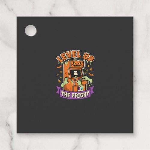 Halloween Gamer Fright Night Favor Tags