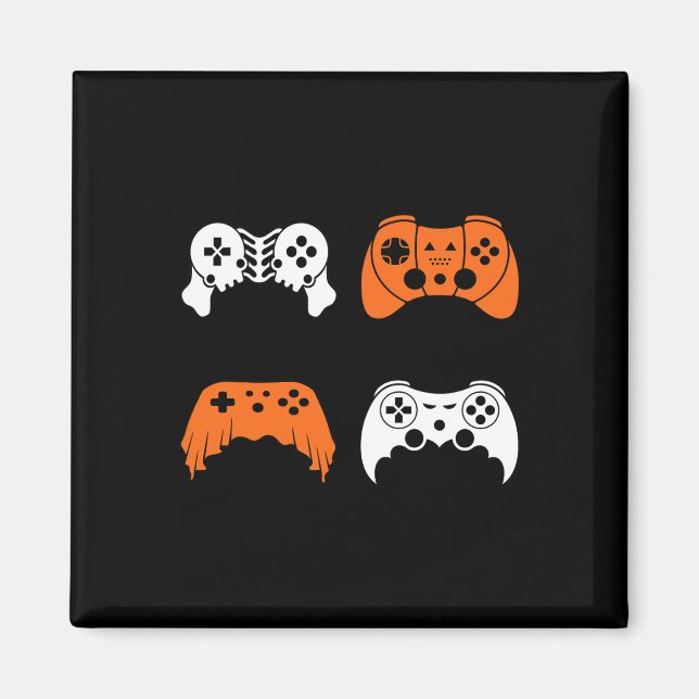 Halloween Gaming Controller Gamer Video Game Contr Magnet (Front)