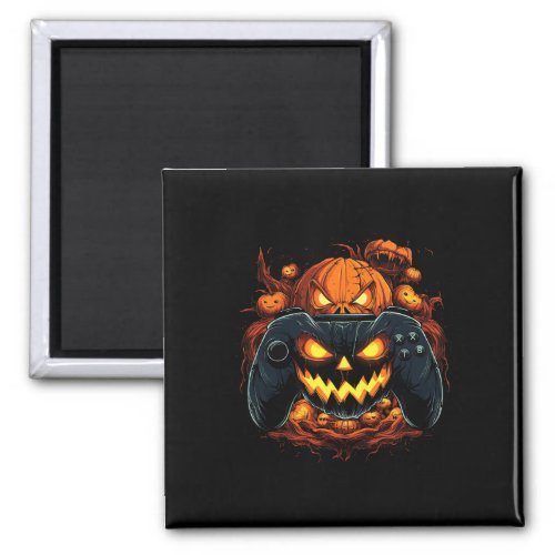 Halloween Gaming Jack O Lantern Pumpkin Face Contr Magnet