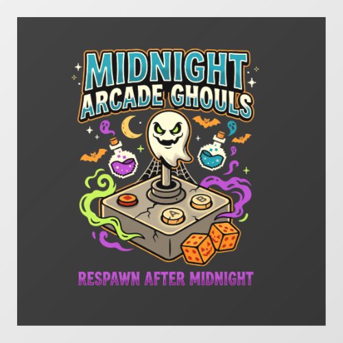 Halloween Gaming Night Quest Window Cling