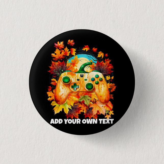 Halloween Gaming, Pumpkin Controller Button (Front)