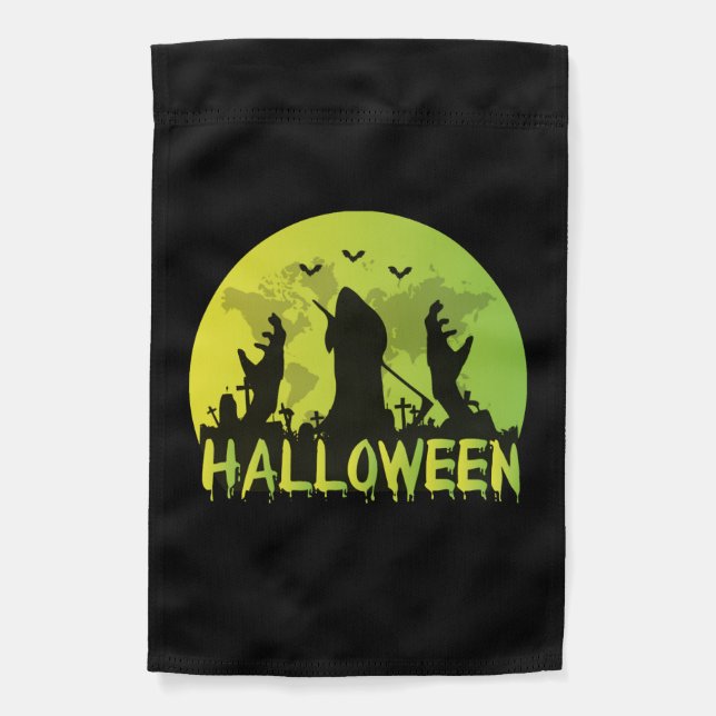 Halloween                                garden flag (Front)