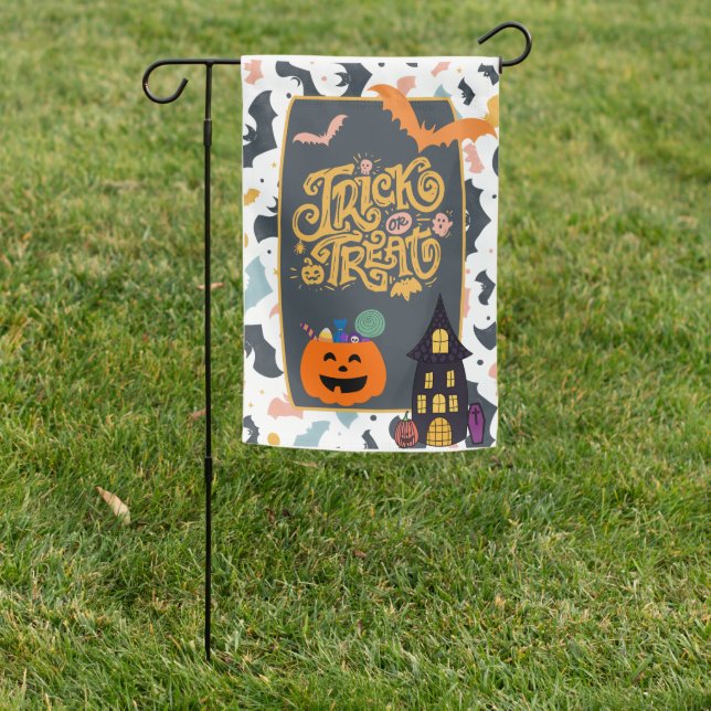 Halloween ; Garden & Outdoor Décor Flag (In SItu)