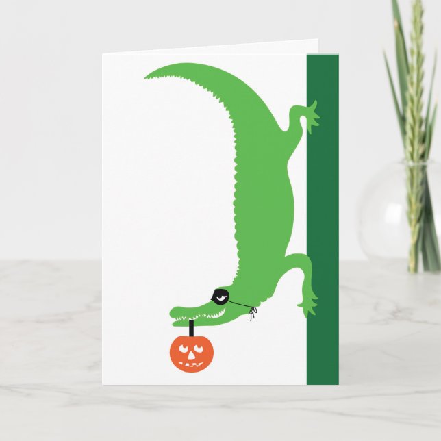 Halloween Gator Card (Front)