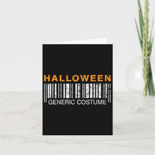 Halloween Generic Costume Funny Card