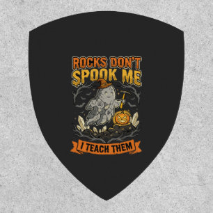 Halloween Geology Teacher Scare Patch