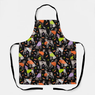 Halloween German Shorthaired Pointer Apron