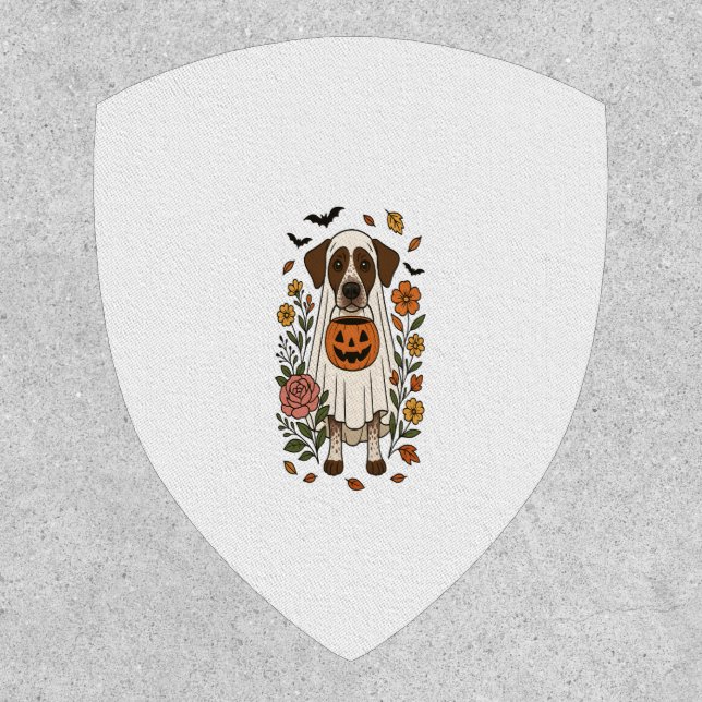 Halloween German Shorthaired Pointer Patch (Front)