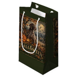 Halloween German Shorthaired Pointer  Small Gift Bag