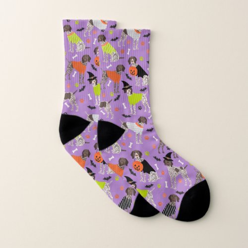 Halloween German Shorthaired Pointer Socks