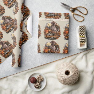 Halloween German Shorthaired Pointer  Wrapping Paper