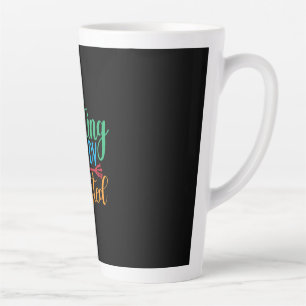 Halloween Getting Candy Wasted Birthday Latte Mug