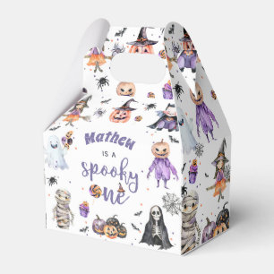 Halloween Ghost 1st Birthday Party Favor Boxes
