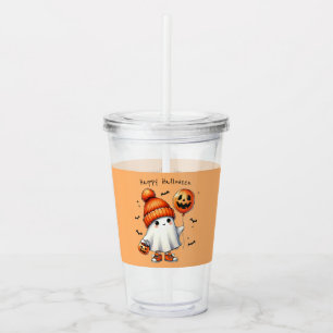 Halloween Ghost Acrylic Tumbler