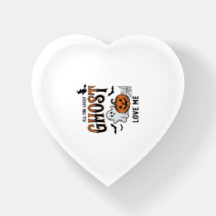 Halloween Ghost All The Ghost Love Me Funny Vintag Paperweight