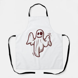 Halloween ghost apron