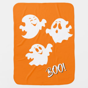 Halloween Ghost Baby Blanket