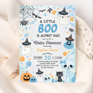 Halloween Ghost Baby Shower Party Invitation