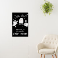 Little Boo Baby Shower Welcome Sign