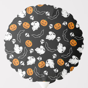 Halloween Ghost Bats Skull Pumpkin Balloon