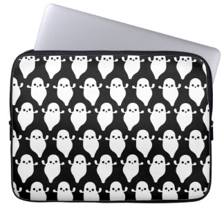 Halloween Ghost Boo Boo Pattern Art Laptop Sleeve