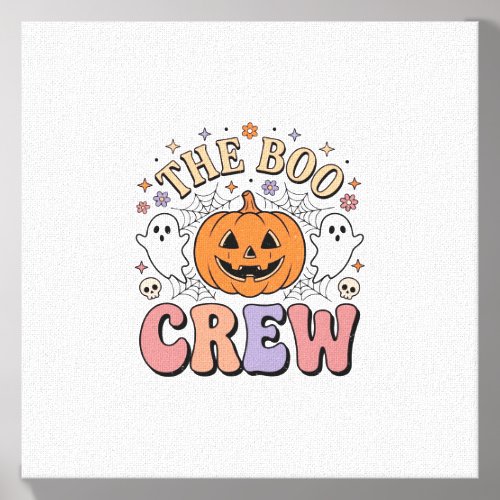 Halloween Ghost Boo Crew Cute Spooky Vintage_1 Canvas Photo Tile