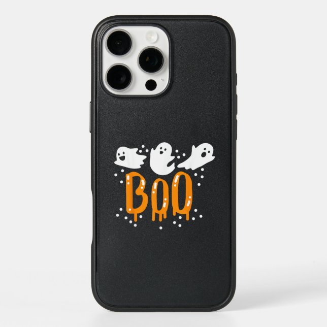 Halloween Ghost Boo Cute Otterbox iPhone Case (Back)