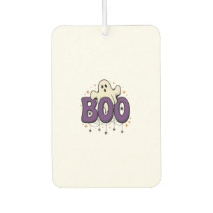 Halloween Ghost Boo Funny Spider Vintage_1 Air Freshener