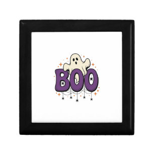 Halloween Ghost Boo Funny Spider Vintage_1 Gift Box