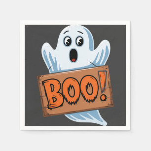 Halloween Ghost Boo Napkins