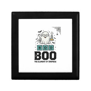Halloween Ghost Boo Science Funny Vintage_1 Gift Box