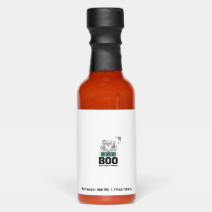 Halloween Ghost Boo Science Funny Vintage_1 Hot Sauces