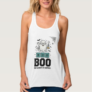 Halloween Ghost Boo Science Funny Vintage_1 Tank Top
