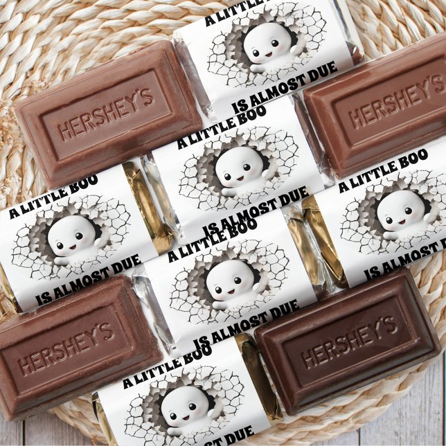 Halloween Ghost Boy Baby Shower Chocolate Hershey's Miniatures (Halloween Ghost Boy Baby Shower Chocolate Hershey's Miniatures)