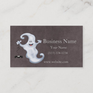 Halloween Ghost Business Card