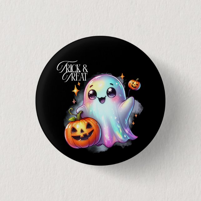 Halloween Ghost Button (Front)