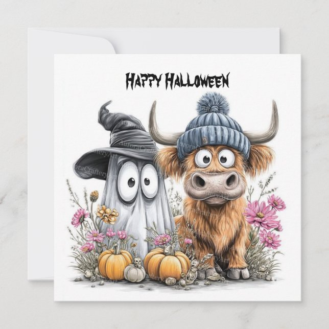 Halloween ghost card (Front)