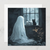 Halloween Ghost, Cat and Skuls (Front/Back)