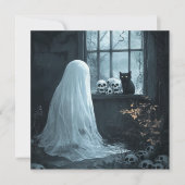 Halloween Ghost, Cat  and Skuls (Front)