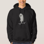 Halloween ghost costume Skateboard Lazy Halloween  Hoodie