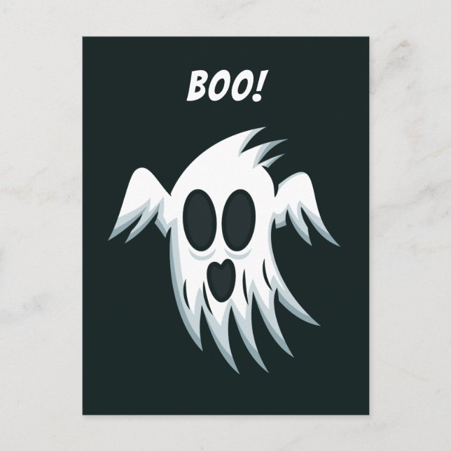 Halloween Ghost custom postcard (Front)