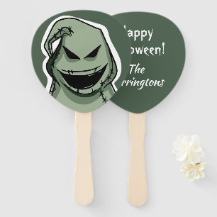 Halloween Ghost custom text hand fan set