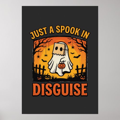 Halloween Ghost Disguise Poster