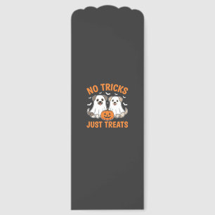 Halloween Ghost Dogs No Tricks Just Treats Design_ Bookmarks
