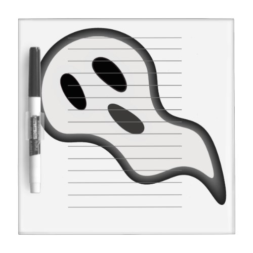 Halloween Ghost Dry Erase Board