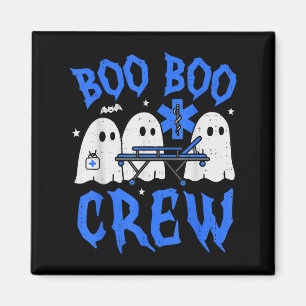 Halloween Ghost Ems Emt Paramedic Funny Emergency Magnet