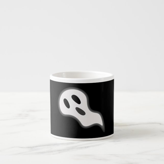 Halloween Ghost Espresso Mug (Front)