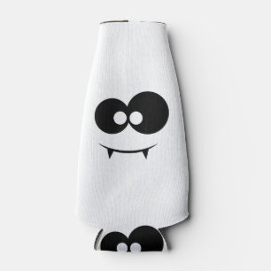 Halloween Ghost Face Bottle Cooler