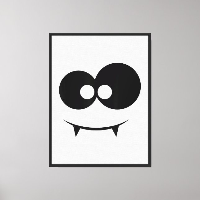 Halloween Ghost Face  Canvas Print (Front)