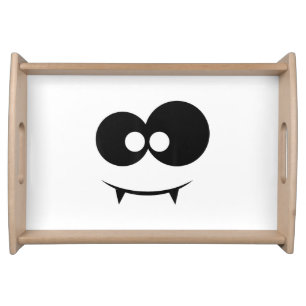 Halloween Ghost Face Serving Tray